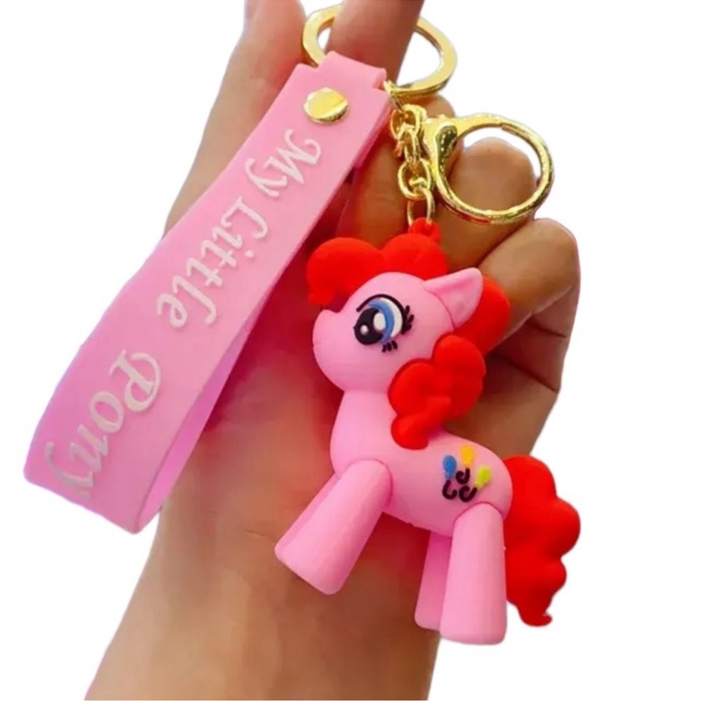 My Little Pony Pinkie Pie Rubber Keychain NEW
